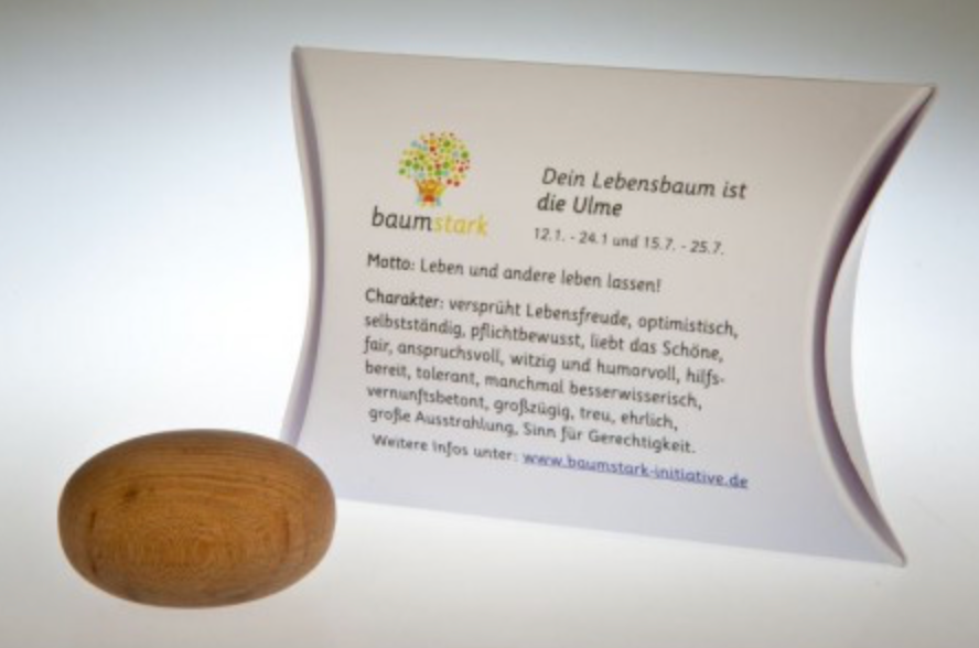 Handschmeichler aus Holz Baumhoroskop