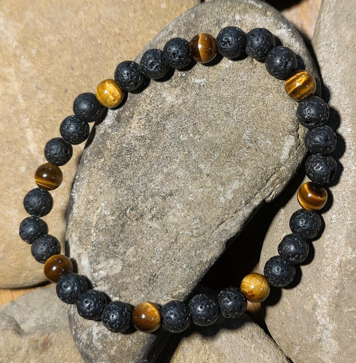 Armband "Tiger-Lava"