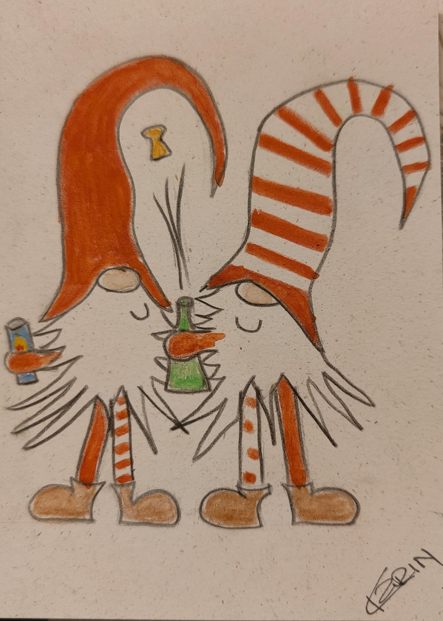Weihnachts-Wichtel-Karten
