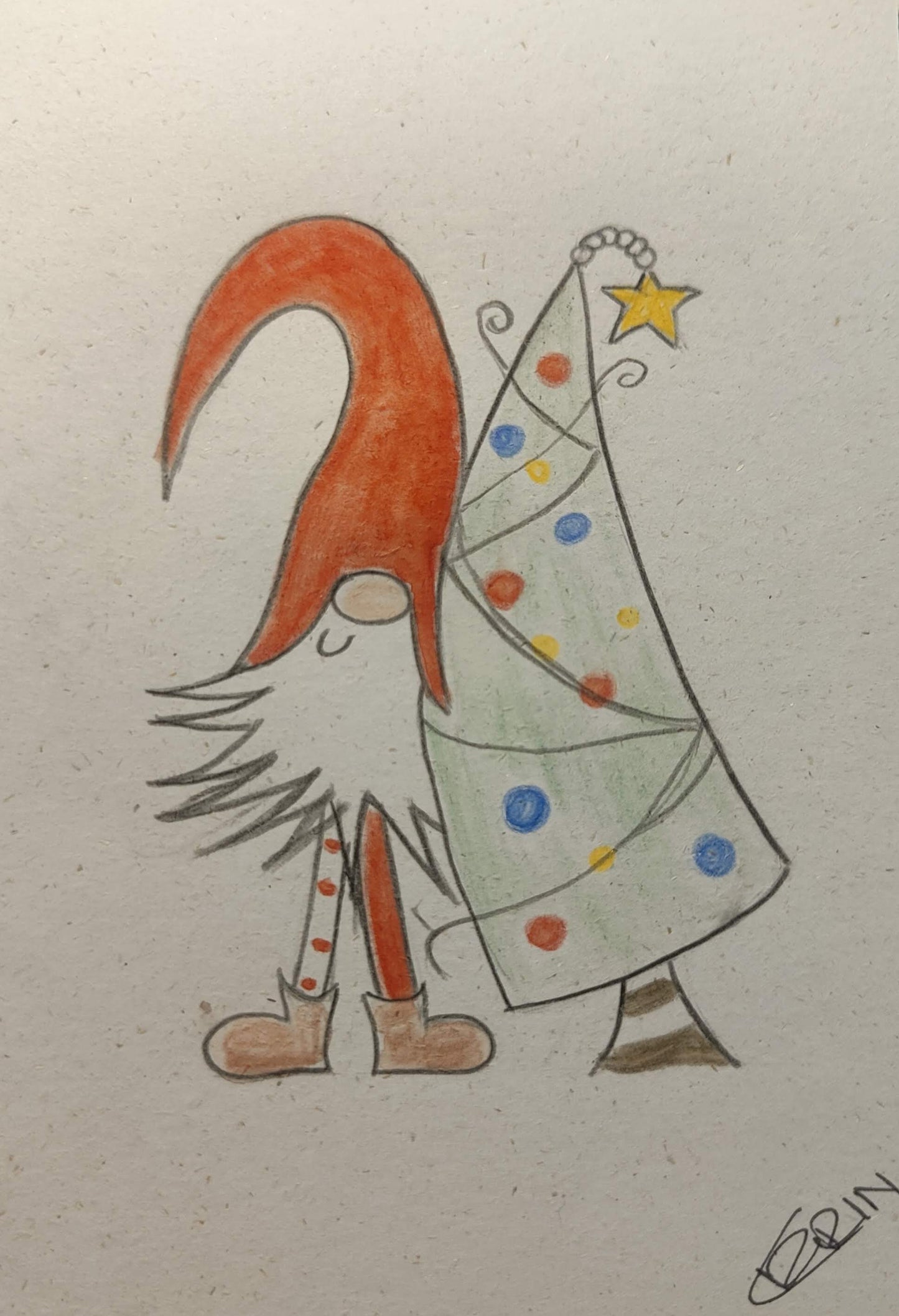 Weihnachts-Wichtel-Karten